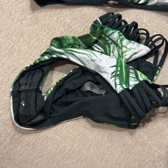 tinibikini green reversible 2 piece swimsuit - Picture 2 of 4